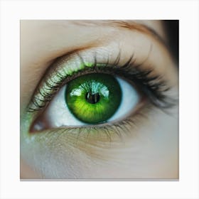 Green Eye Canvas Print