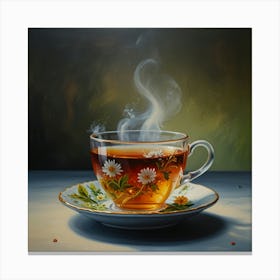 Tea In A Cup 1 Canvas Print