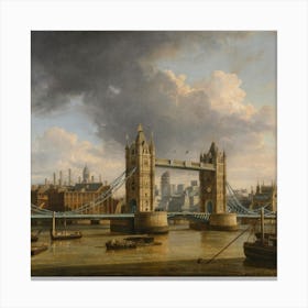 Tower Bridge In London Canvas Print