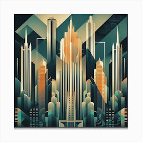 Art Deco 436 Canvas Print