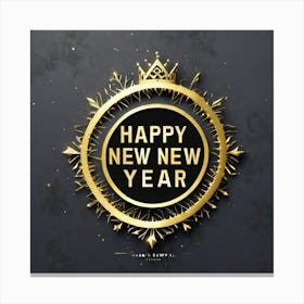 Happy New Year 128 Canvas Print