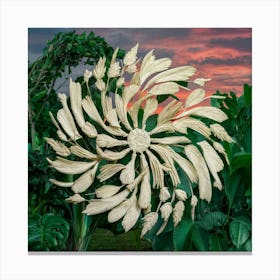 Flower In The Garden Canvas Print