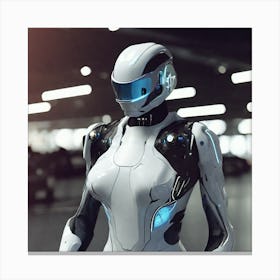 Futuristic Robot 67 Canvas Print