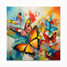 Colorful Butterflies 38 Canvas Print