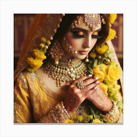 Mehndi dress Canvas Print