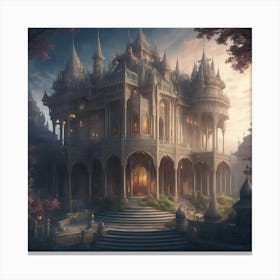 Fantasy Kingdom Palace Canvas Print