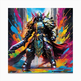 Of A Warrior Canvas Print