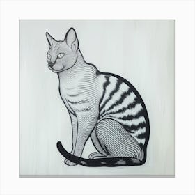 Sassy Cat Canvas Print