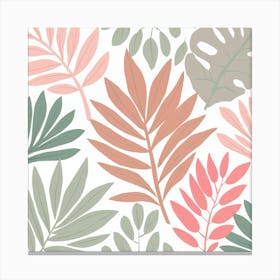 Tropical Leaves 5 Canvas Print