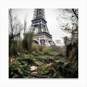 Abandoned Eiffel Tower 1 Canvas Print