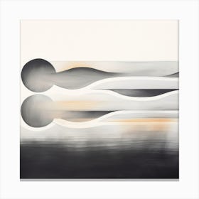 The Misted Early Mornings 1 Canvas Print