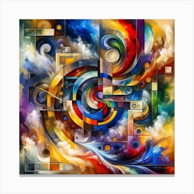 Abstract Painting Canvas Print