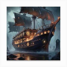 Leonardo Phoenix A Bewitchingly Haunting Gothic Temporal Trawl 2 Canvas Print