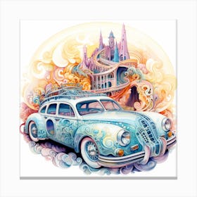 Psychedelic Car 1 Canvas Print