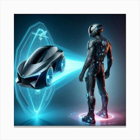 Futuristic Car 45 Canvas Print