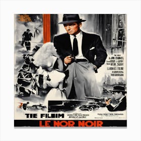 Le Noir Noir Canvas Print