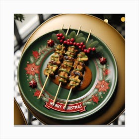 Christmas Skewers Canvas Print