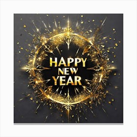 Happy New Year 56 Canvas Print