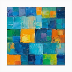 Abstract Squares 14 Canvas Print