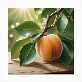 Apricot Canvas Print