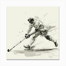 Field Hockey Player 2 Canvas Print