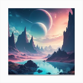 Celestial Bodies Canvas Print