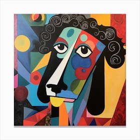 Abstract Dog 5 Canvas Print