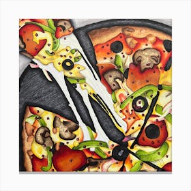 Pizza 1 Canvas Print