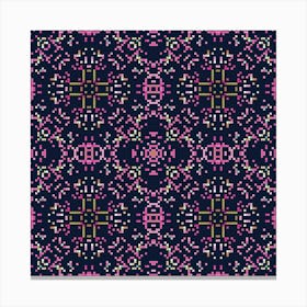 Traditional ornament. Folk motif. Textile rapport. 3 Canvas Print