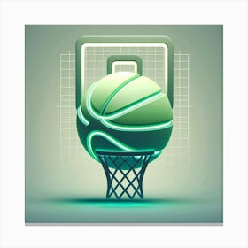 Basketball Ball 4 Canvas Print