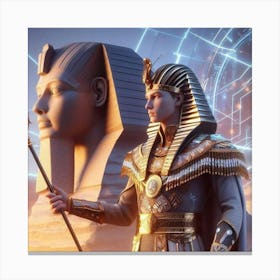 Egyptian Pharaoh 6 Canvas Print