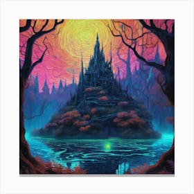 Castle In The Sky 8 Canvas Print