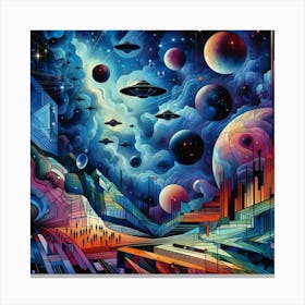 Alien City Canvas Print