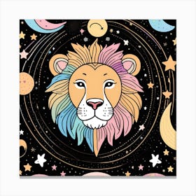 Lion Head Canvas Print