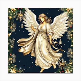 Angel Of Christmas 2 Canvas Print