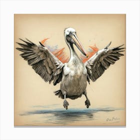 Pelican 27 Canvas Print