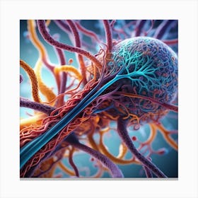 Cancer Cell 5 Canvas Print