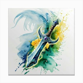 Zelda Sword Canvas Print