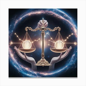 Balance Scales Of Justice 3 Canvas Print