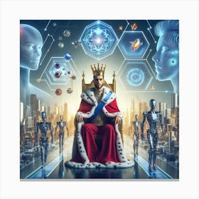 King Of The Future 1 Canvas Print