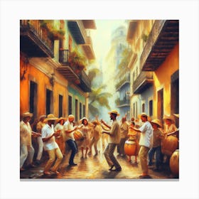 Bomba Y Plena Canvas Print