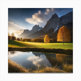 Autumn In The Mountains 49 Canvas Print