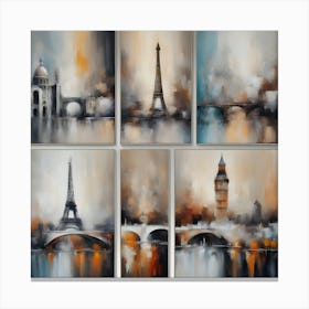 Paris Skyline 1 Canvas Print