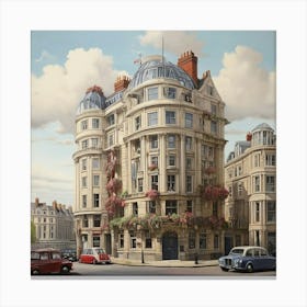 London Street Scene Canvas Print