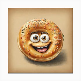 Bagel 18 Canvas Print