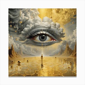 Golden Eye Canvas Print