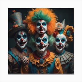 Holloween The Crew Canvas Print