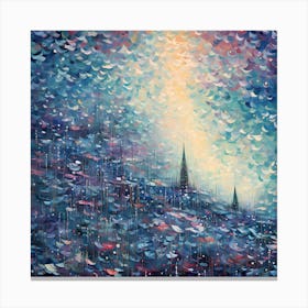 Snow-kissed Monet Dreams Canvas Print