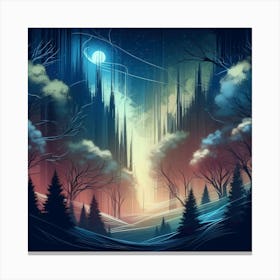 Moonlit Magic 5 Canvas Print