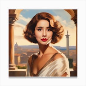 Legendary actress Himanee Bhatia 4 Canvas Print